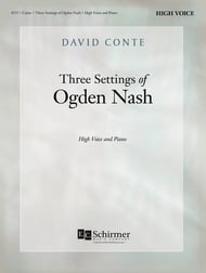 Three Settings of Ogden Nash Vocal Solo & Collections sheet music cover Thumbnail